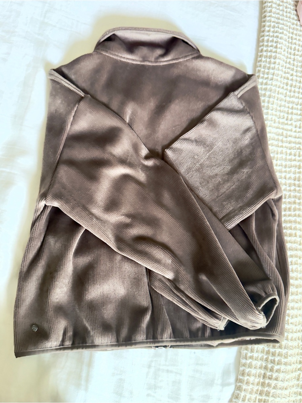 NWOT Zella Plush Ribbed Jacket - Picture 9 of 11
